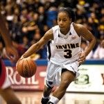SCOTT ROEDER | Staff PhotographerJade Smith-Williams slashes to the basket against San Diego State on Friday at the Bren Events Center.