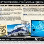 UC Irvine Students Save on Amtrak California!