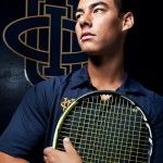 melissa lee | Staff Photographer Senior Zac Tsai leads a deep UCI men’s tennis team this year which is ranked No. 51 in the nation.